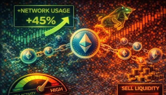 Ethereum Ağı Kullanımı %45 Artış Gösterdi