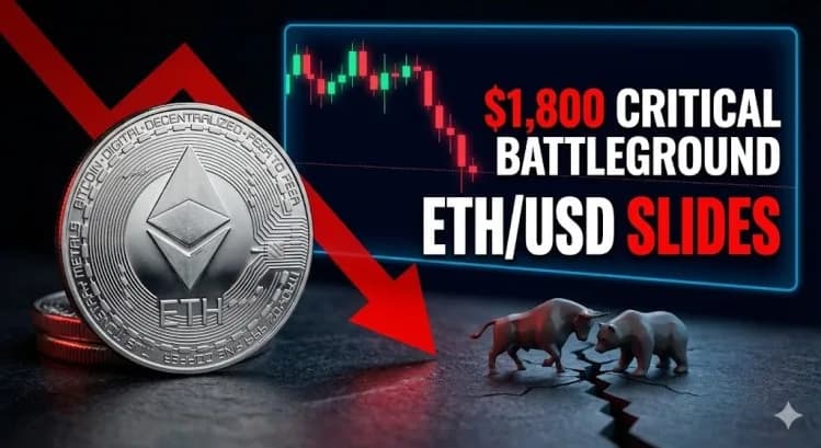 Ethereum Fiyatı Düşüşte: $1,800 Kritik Seviyesi