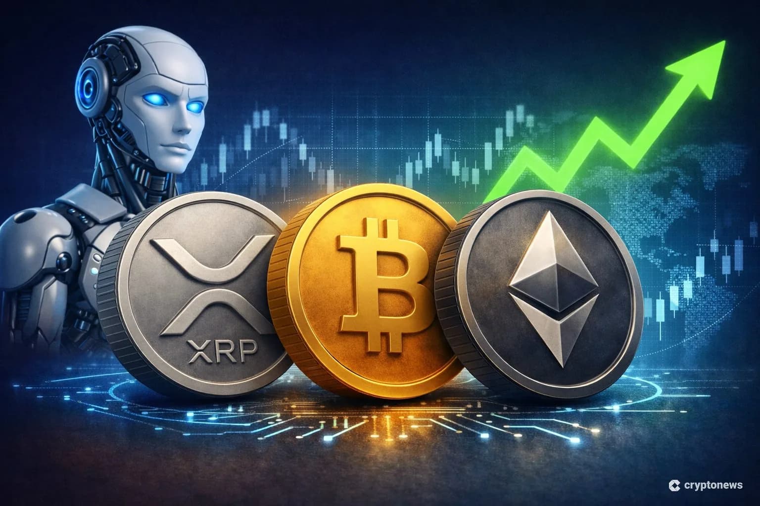 Alibaba AI, 2026'da XRP, Bitcoin ve Ethereum Fiyatlarını Tahmin Ediyor
