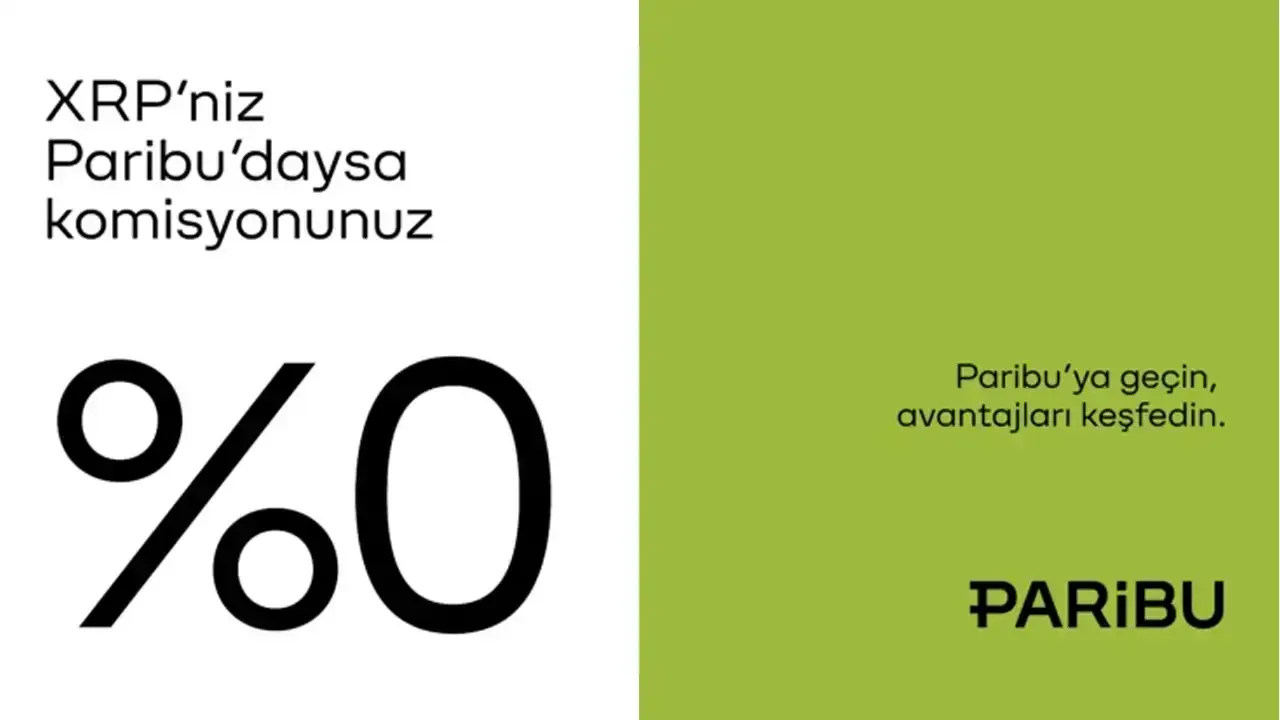 Paribu'da XRP İşlemlerinde Sıfır Komisyon Kampanyası Başladı