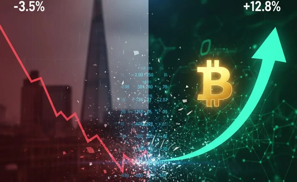 Bitcoin, FTSE 100'den Ayrışıyor: Tahvil Faizleri Yükseliyor